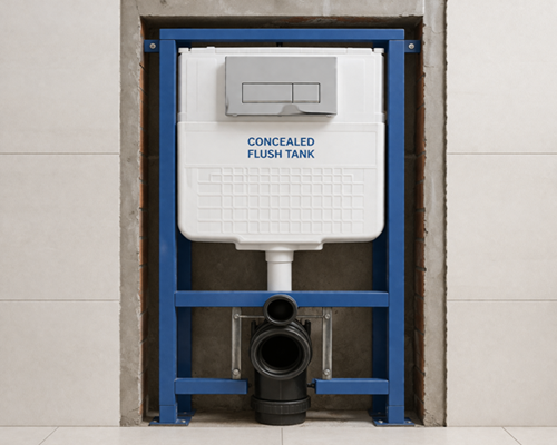 Concealed Flush Tank
